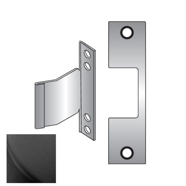 Assa Abloy Electronic Security Hardware -  E Faceplate for 1006 Strike Black Finish